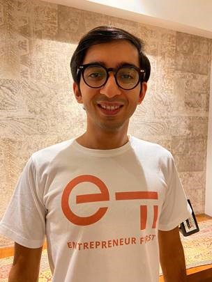 Devansh Jalan, student of Jindal Global Law School selected to participate in the Entrepreneur First Incubator Program