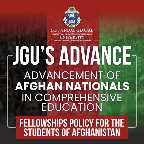 O.P. Jindal Global University Announces ADVANCE Fellowships for the Students of Afghanistan