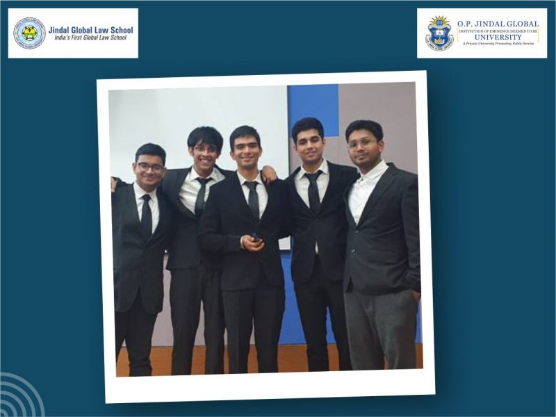 Jindal Global Law School Team wins the National Round of the IBA ICC Moot Court Competition