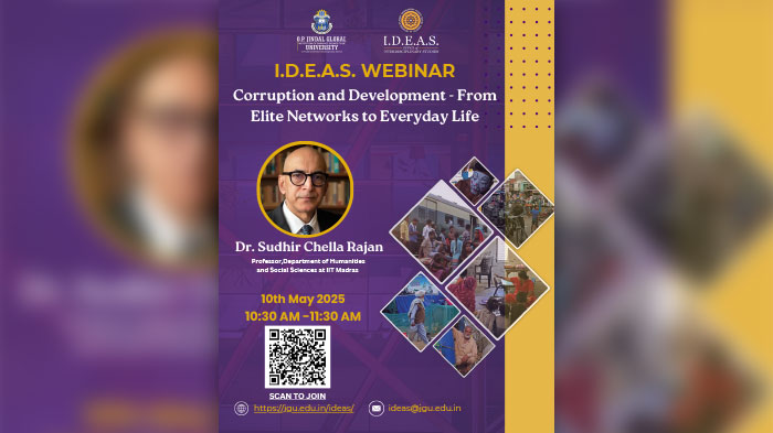 A Webinar on "Corruption and Development - From Elite Networks to Everyday Life"