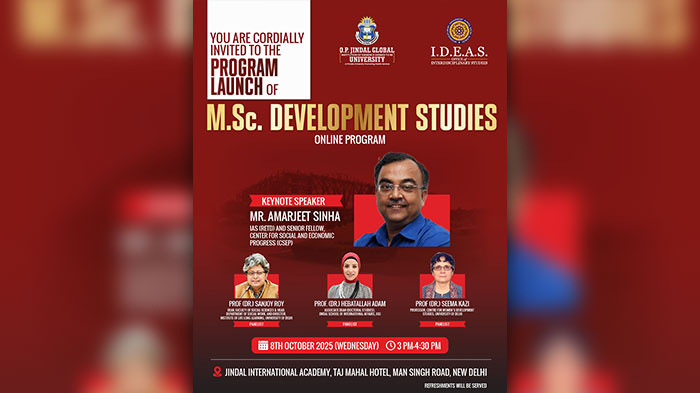 Program Launch of MSc in Development Studies