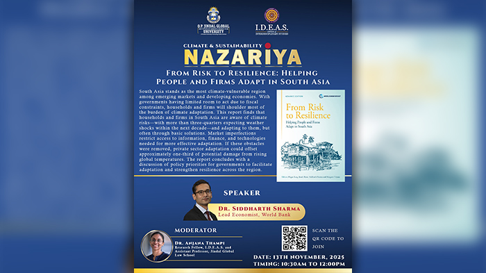 From Risk to Resilience: Helping People and Firms adapt in South Asia