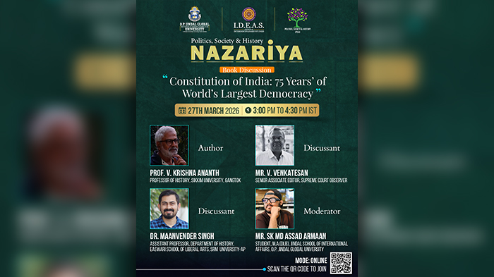 “Constitution of India: 75 Years of World’s Largest Democracy” by Prof. V. Krishna Ananth