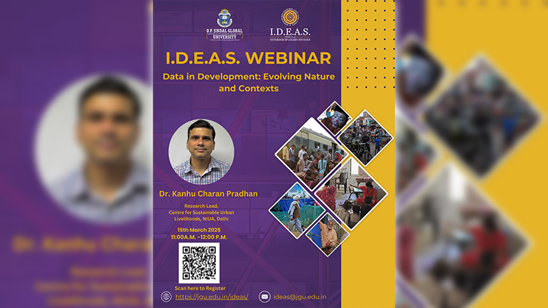IDEAS webinar on Data in Development