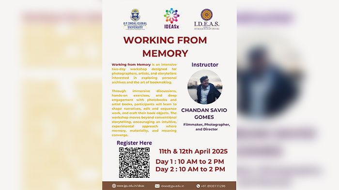 IDEASx Workshop on Working from Memory