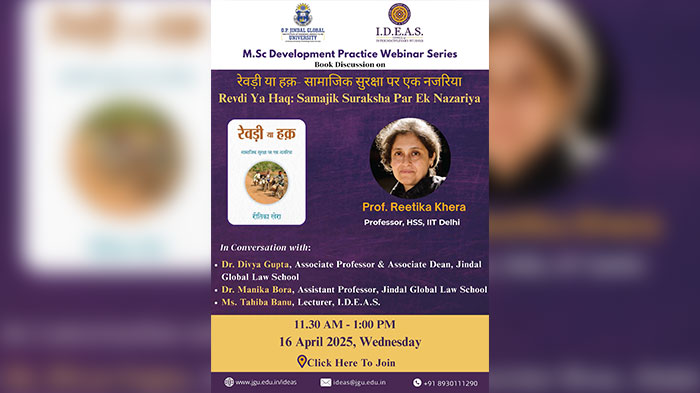 Webinar Book Discussion: with Prof. Reetika Khera