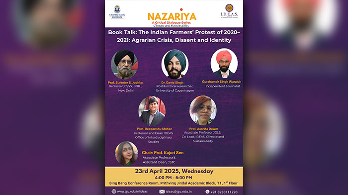 Book Talk on the Published Volume: The Indian Farmers’ Protest of 2020–2021: Agrarian Crisis, Dissent and Identity