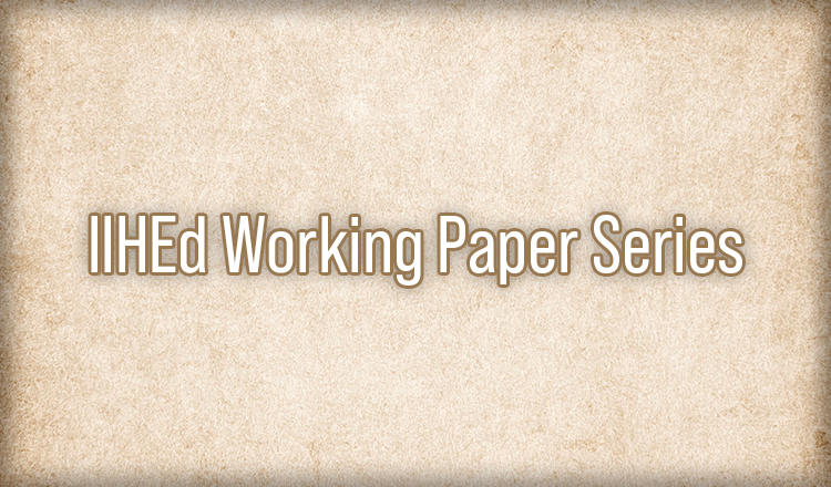 IIHEd Working Paper Series