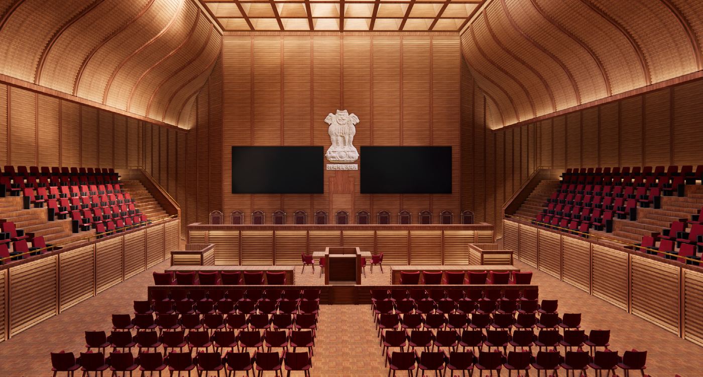 The moot court auditorium at Jindal Global Law School