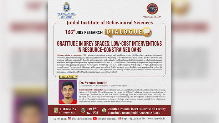 166th JIBS Research Dialogue