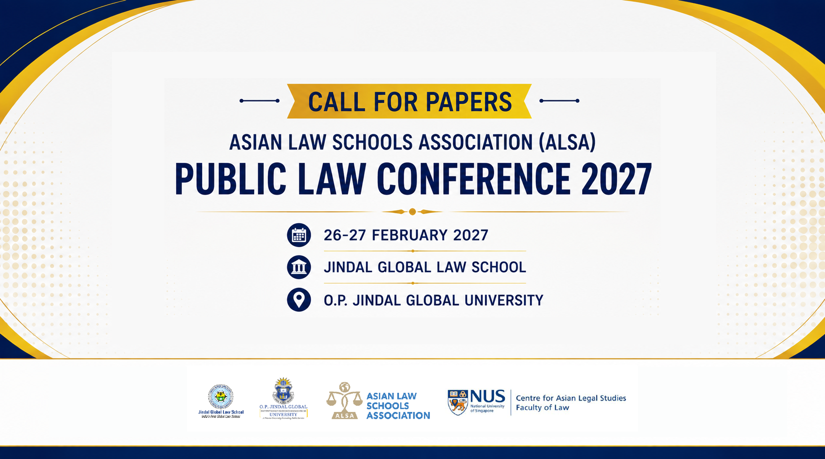 Call for Papers – ALSA Public Law Conference 2027 | Constitutionalism in Asia