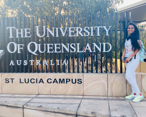 JGU student at The University of Queensland, Brisbane, Australia for Semester Exchange