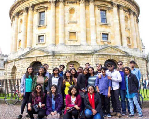 JGU students at Oxford as part of Jinda-Oxford Summer School