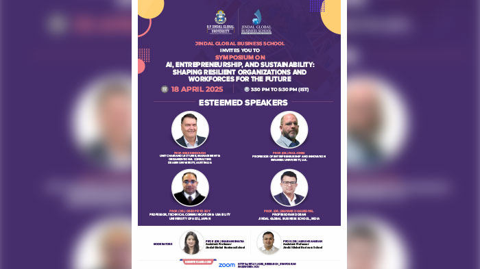 JGBS successfully conducts a Symposium on AI, Entrepreneurship, and Sustainability