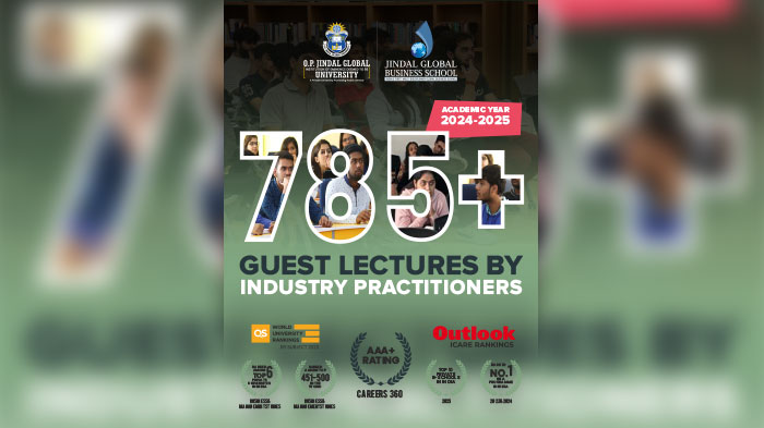 JGBS delivers a staggering 785+ Industry Guest Lectures in AY 2024-25!