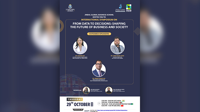 International Symposium on From Data to Decisions: Shaping the Future of Business and Society