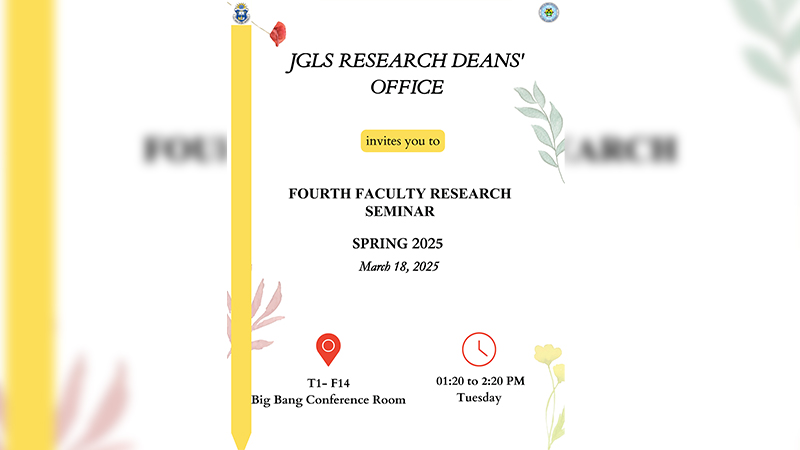 JGLS Faculty Research Seminar | Spring 2025