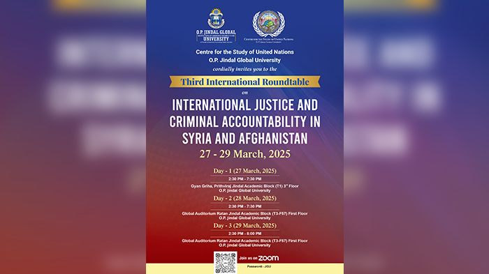 Invitation to the Third International Roundtable on International Justice and Criminal Accountability