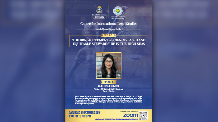 Invitation to the 12th Lecture of the Young Professionals in International Law Lecture Series