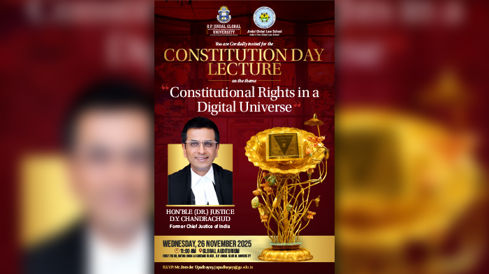 Constitution Day Lecture by Hon'ble Dr. Justice D.Y. Chandrachud