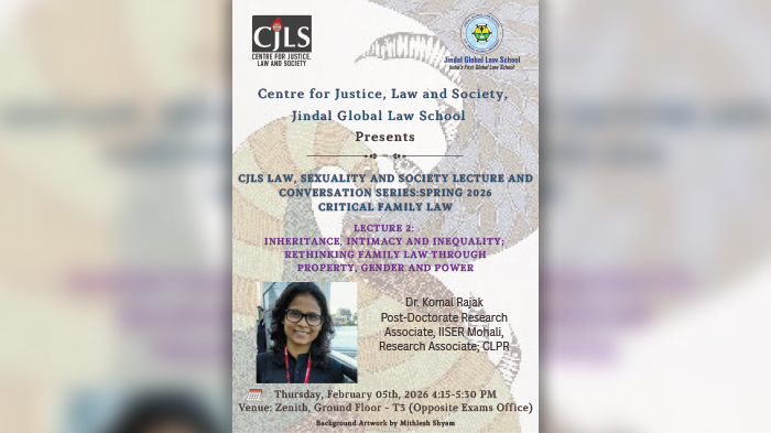 Inheritance, Intimacy, and Inequality: Rethinking Family Law through Property, Gender, and Power by Dr. Komal Rajak