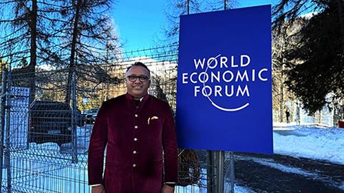 JGU Vice Chancellor Speaks at the World Economic Forum 2025 in Davos