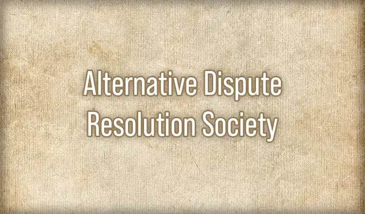 Alternative Dispute Resolution Society