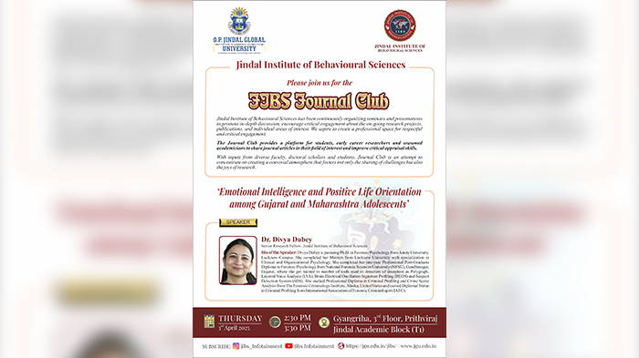 Presentation of JIBS Journal Club