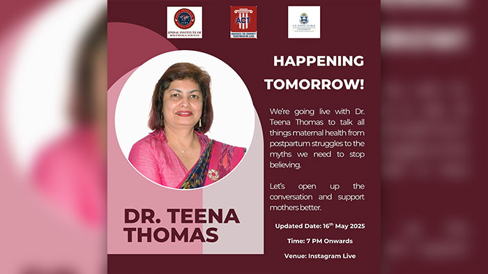 Join Us Live: A Conversation on Maternal Mental Health with Dr. Teena Thomas