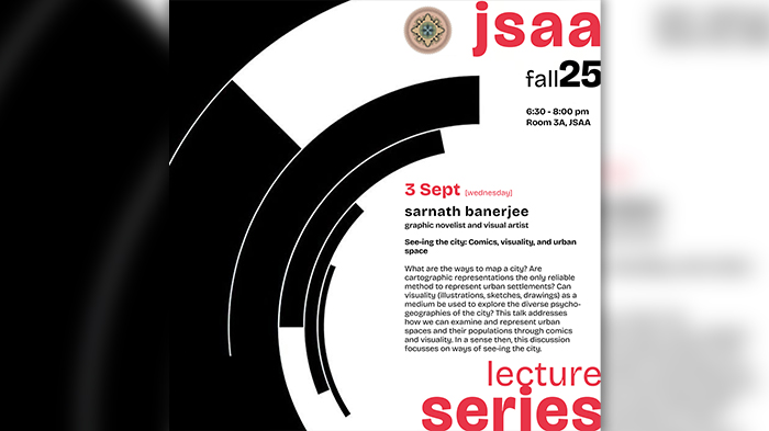 JSAA Lecture Series Sarnath Banerjee