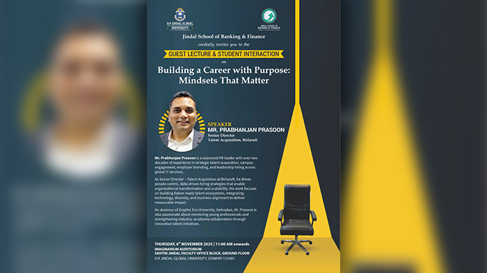 Building a Career with Purpose: Mindsets that Matter by Mr. Prabhanjan Prasoon