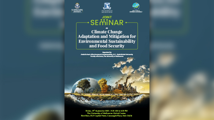 Joint Seminar on Climate Change Adaptation and Mitigation to ensure Environmental Sustainability and Food Security