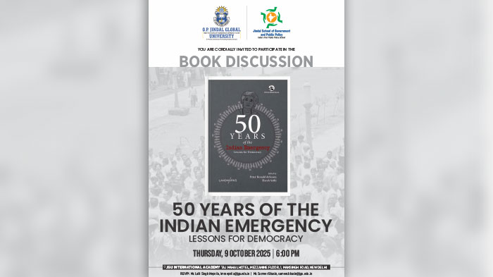 Book Discussion & Release - 50 Years of the Indian Emergency: Lessons for Democracy