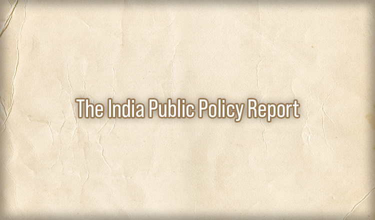 The India Public Policy Report