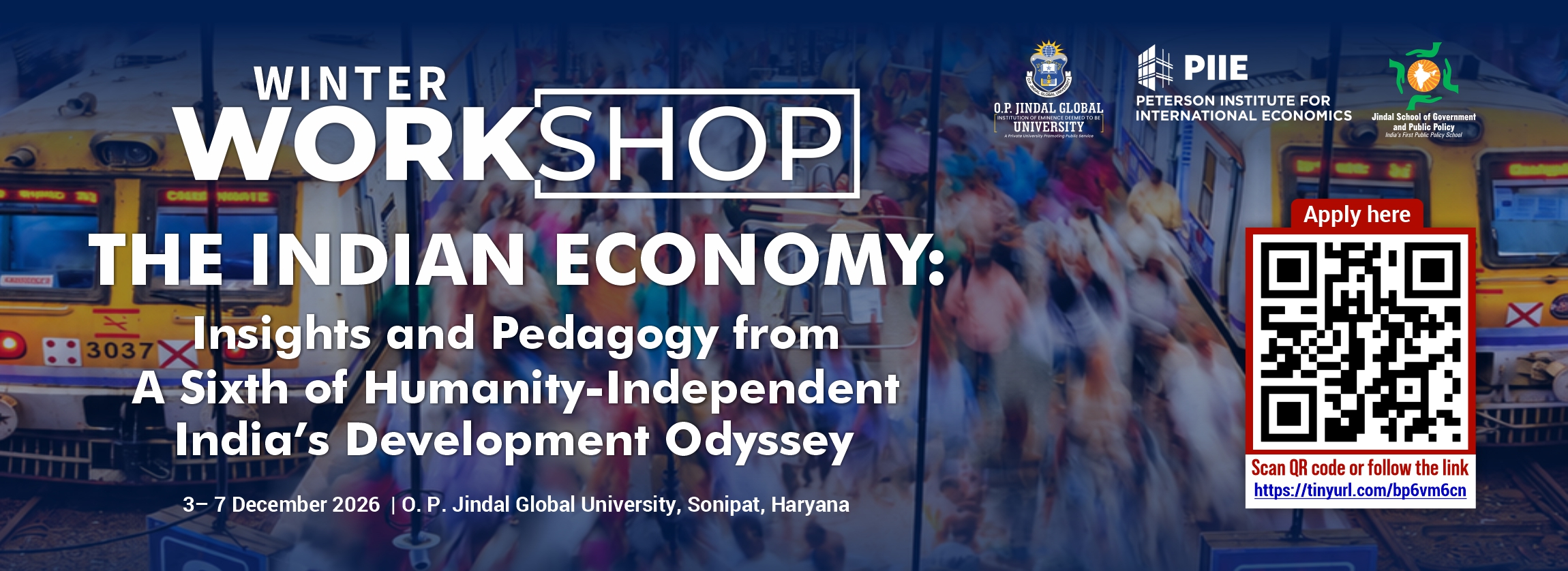 A Winter Workshop on the Indian Economy, led by Devesh Kapur and Arvind Subramanian