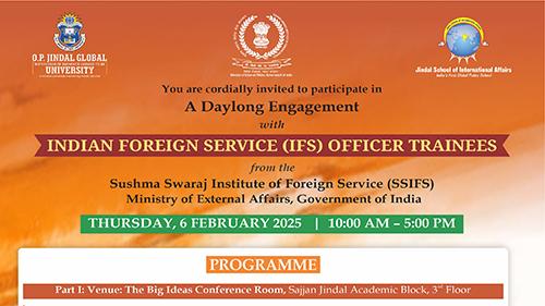 A Daylong Engagement with Indian Foreign Service (IFS) Officer Trainees