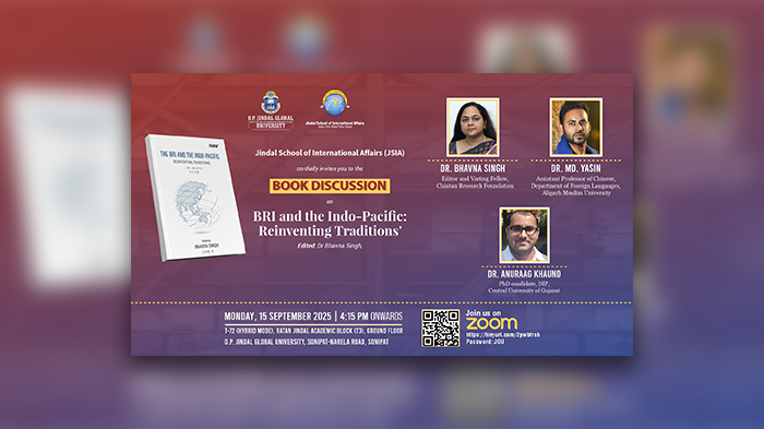 Book talk 'BRI and the Indo-Pacific: Reinventing Traditions' (ed.)