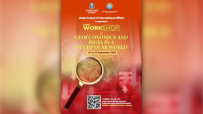 JSIA 4-day workshop on Geoeconomics and India in a Multipolar World
