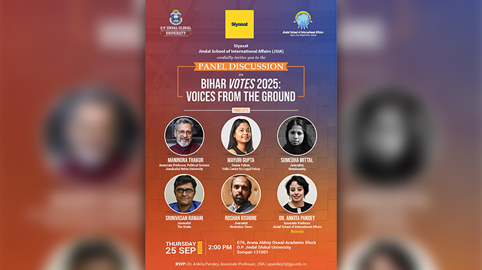 Panel Discussion on 'Bihar Votes 2025: Voices from the Ground'