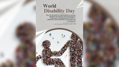 Jindal School of Journalism and Communication (JSJC) produced the first ever Handbook on Reporting Disability for the Indian media in collaboration