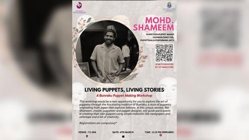 Bunraku Puppetry Workshop with Mohd. Shameem