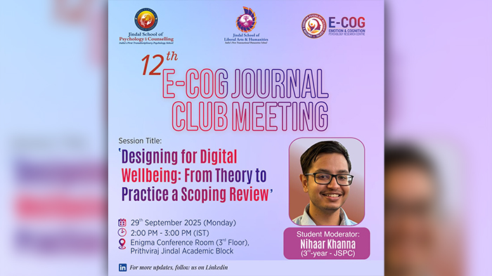 Invitation to E-Cog's 12th Journal Club