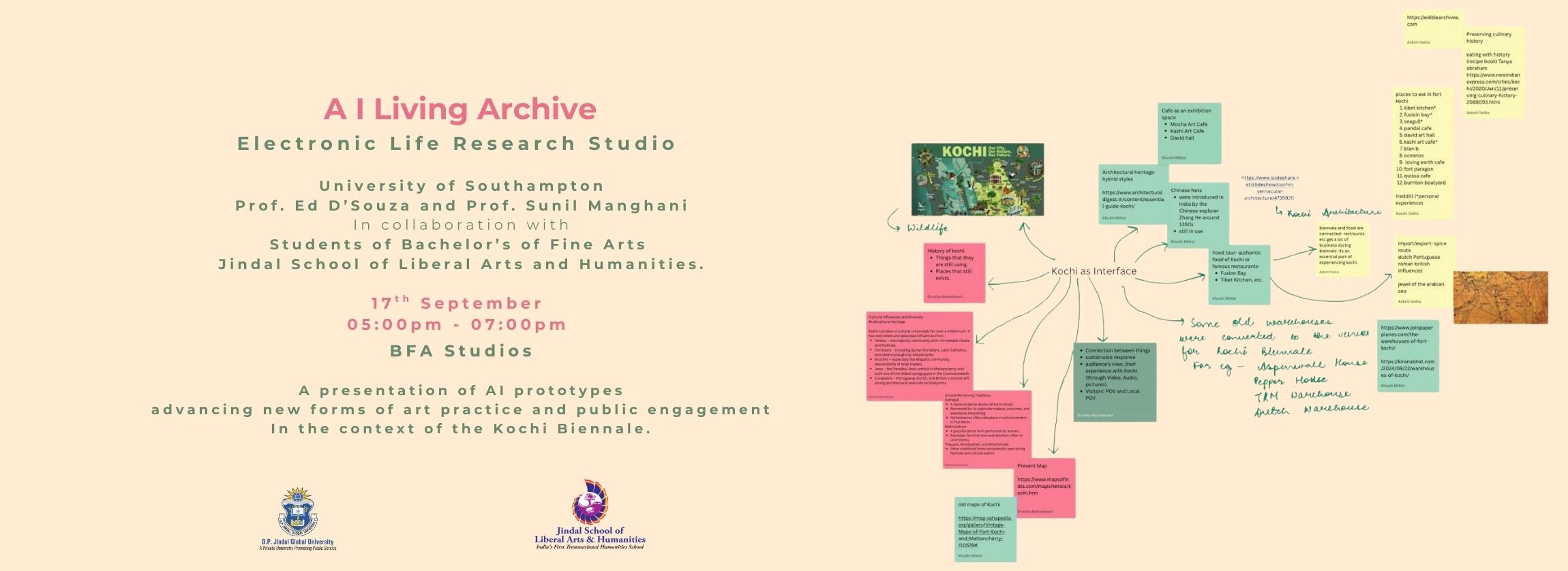 A I Living Archive poster