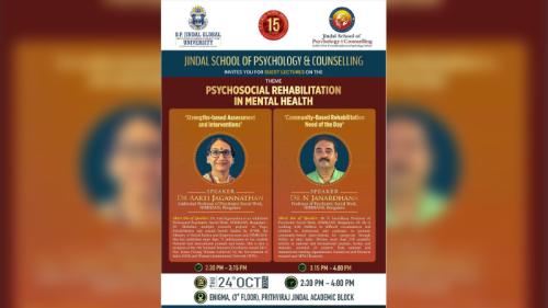 Guest lecture on Psychosocial Rehabilitation in Mental Health