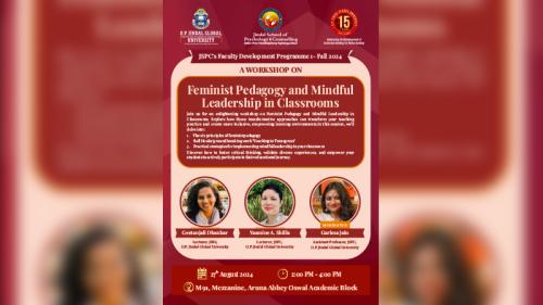 WORKSHOP ON Feminist Pedagogy and Mindful Leadership in Classrooms