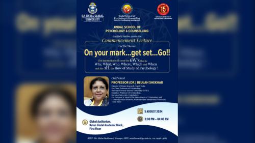 JSPC Commencement Lecture 2024 on 5 August 2024