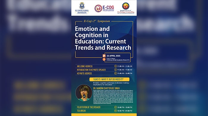 2nd E-Cog Symposium  on "Emotion and Cognition in Education: Current Trends and Research"