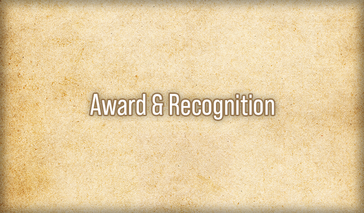 Award & Recognition