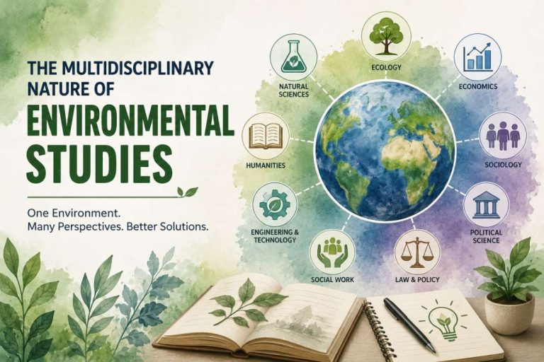 Explain the Multidisciplinary Nature of Environmental Studies
