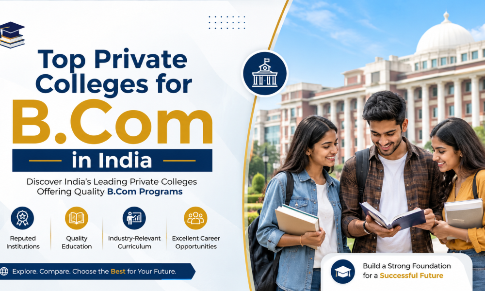top private colleges for B.Com in India